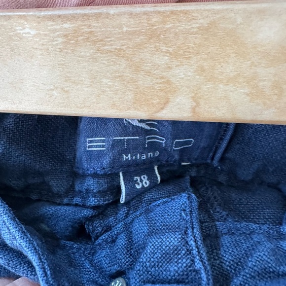 Etro Blue Chinos Modern Tapered Fit 38 Light - Picture 12 of 14